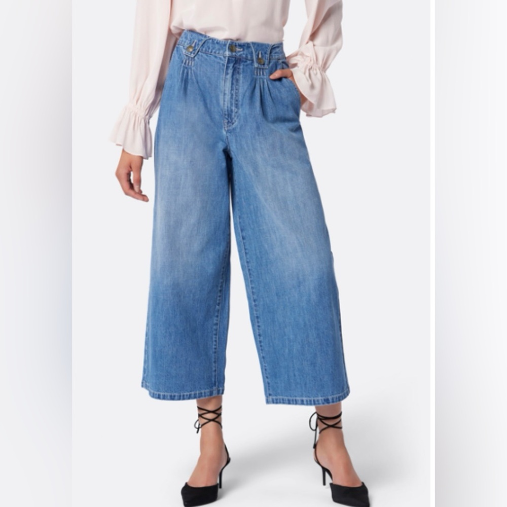 Joie Porter Crop Wide Leg Jeans